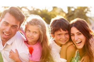 smiling family